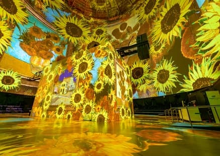 Blick in den immersiven Raum Visiodrom Wuppertal