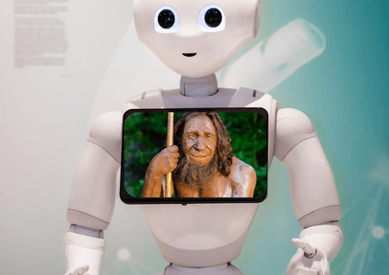 Roboter und Neanderthaler